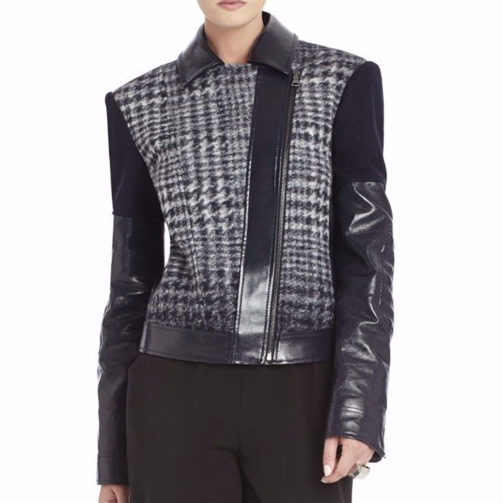 BCBGMaxAzria Plaid Blazer